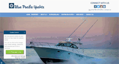 Desktop Screenshot of bluepacificyachts.com